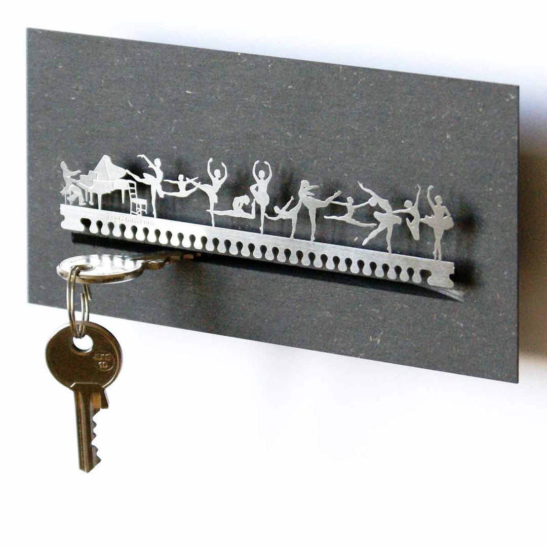 Dance Key Rack Ballet Key Rack – Silhouette Motifs, Dance Enthusiast Gift - Etsy