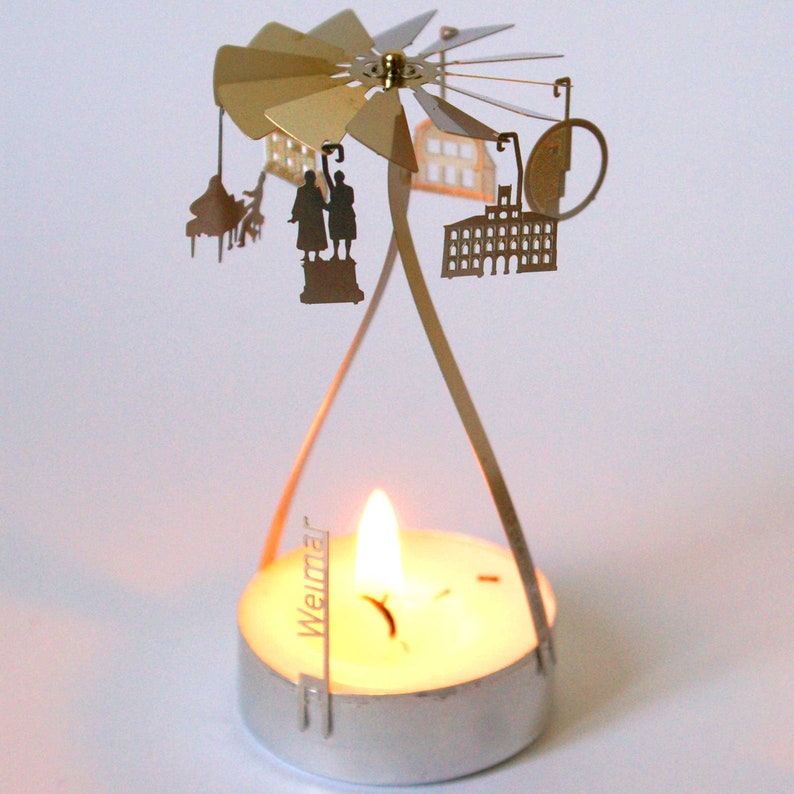 Weimar Candle Carousel Stainless Steel Gift Etsy