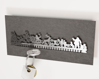 Santa Claus Souvenir Gift Tube - Festive Christmas Decoration with Santa Motif - Perfect Holiday Gift!