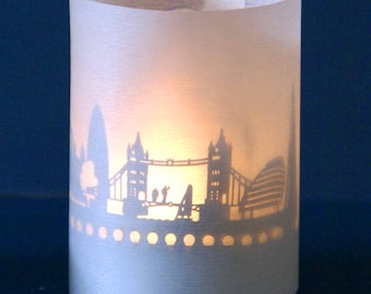 London Skyline Tea Light – Shadow Play Souvenir Gift