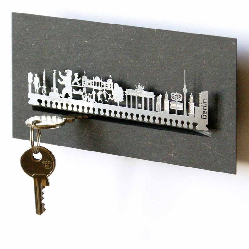 Berlin key rack souvenir key board in gift box modern key holder in urban design