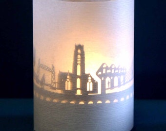 Potsdam Skyline Tube T-Light Schattenspiel – Magische Lichtprojektion Mit Potsdamer Sehenswürdigkeiten, Ideales Souvenir Für Fans Der Stadt