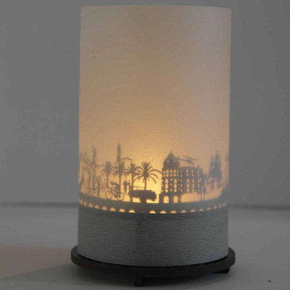 holder candle Interlaken skyline candle votive premium gift box 3D attachment for candle inc projection screen