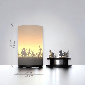 Dancing Premium Gift Box Silhouet Motif Candle met prachtig schaduwspel voor dansliefhebbers Perfect cadeau-idee afbeelding 5