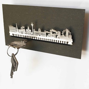 Liverpool Skyline Souvenir Gift Tube - Iconic Landmarks Silhouette, Perfect Liverpool Gift & Souvenir for Fans - Home Decor and Collectible