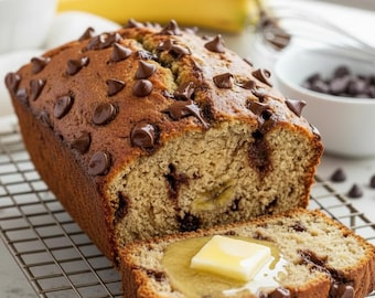 One-Bowl Easy Chocolate Chip Banana Bread