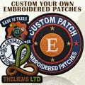 Create Your Own Embroidered Patches - Upload Your Logo, Design or Quote - Sew On/Iron On Patches for Uniform, Hat, Jacket, Personalized Gift