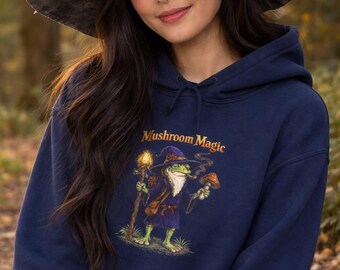 TOO HIGH CHARLIE the Stoner Frog Hoodie | Frog Smoking Graphic Hooded Sweatshirt