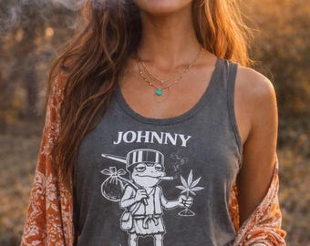 TOO HIGH CHARLIE the Frog Funny Weed Culture Tank Top | Humorous Stoner Frog Design