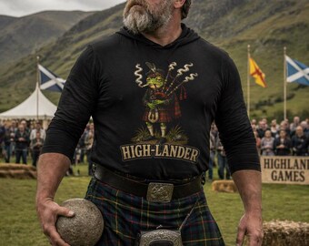 ZU HOCH CHARLIE der Stoner Frosch Grafik Kapuzen Langarm T-Shirt | Lustiges Frosch-Design