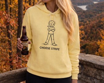 Premium Comfort Colors Sarcastic Funny For Her Hoodie | Lightweight Hooded Sweatshirt