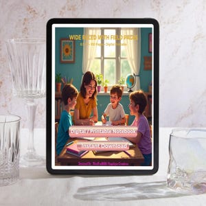 Wide Ruled With Field Pages | Digital Printable | Homeschool Writing Pages | 8.5x11 PDF | 100 Pages | GoodNotes