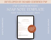Guided FNP SOAP Note Template with Charting Prompts for NP School