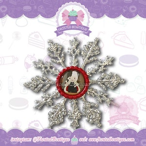 Villains: Cruella de Vil Deville Glitter Snowflake - Christmas Ornament