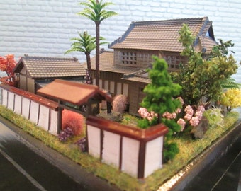 Contact us before purchasing. Made-to-Order Japanese Zen Garden House 144 or N scale