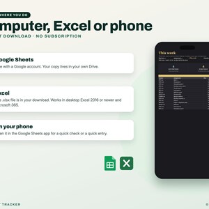 K&ouml;nnte beinhalten: Eine digitale Aufgabenverwaltung mit Kompatibilit&auml;t f&uuml;r Google Sheets, Excel und Mobiltelefone. Die Grafik enth&auml;lt Text&uuml;berschriften, nummerierte Schritte und einen Smartphone-Bildschirm mit einer dunklen Aufgabenlisten-Oberfl&auml;che.