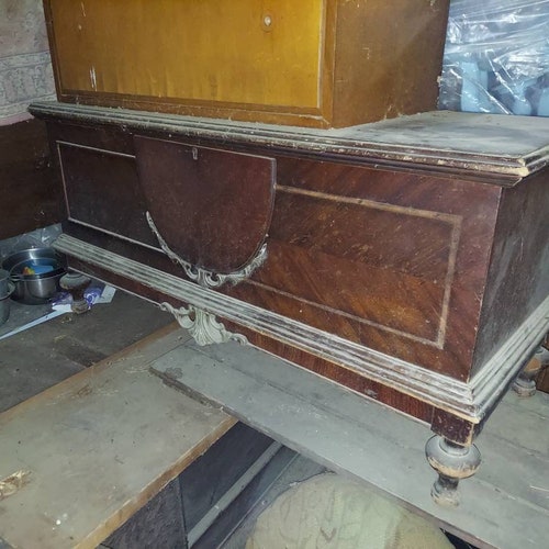 Cedar Trunk Hope Chest 1920s 1930s Depression Era PICKUP Tlc Etsy
