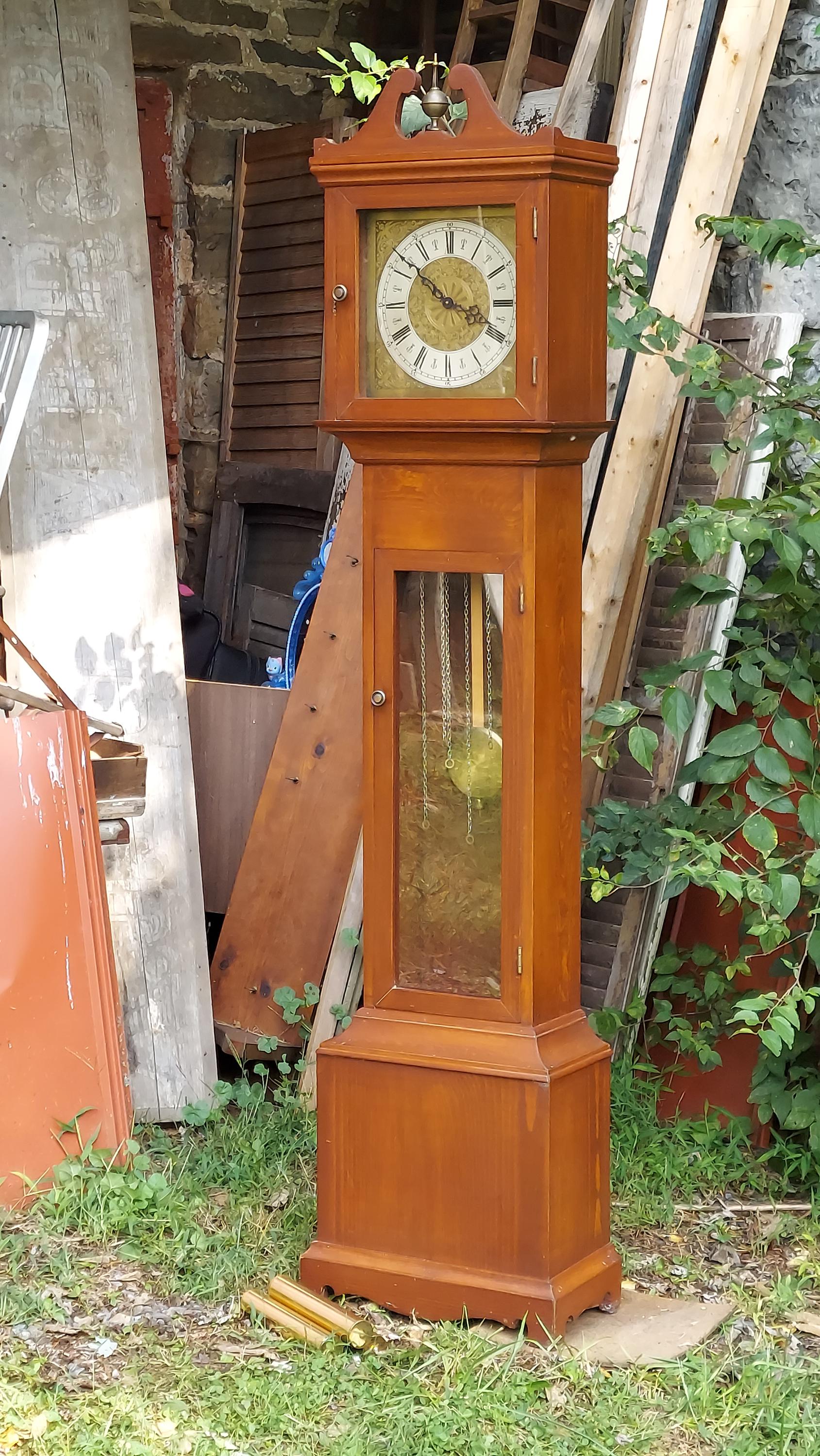 Mason and Sullivan Grandmother Clock Small Petite Freestanding