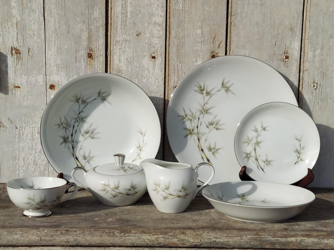 Bamboo Garden Mcm Dishes by Empress China Seyei Japan Pattern 1552