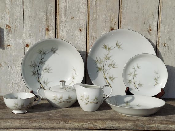 Bamboo Garden Mcm Dishes by Empress China Seyei Japan Pattern 1552