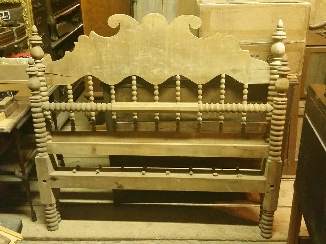 Spool Rope Bed 19th Century Stripped No Finish - Etsy