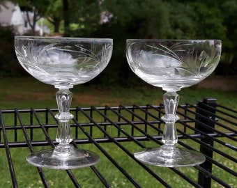 Cocktail wine glasses by Duncan and Miller vintage price each