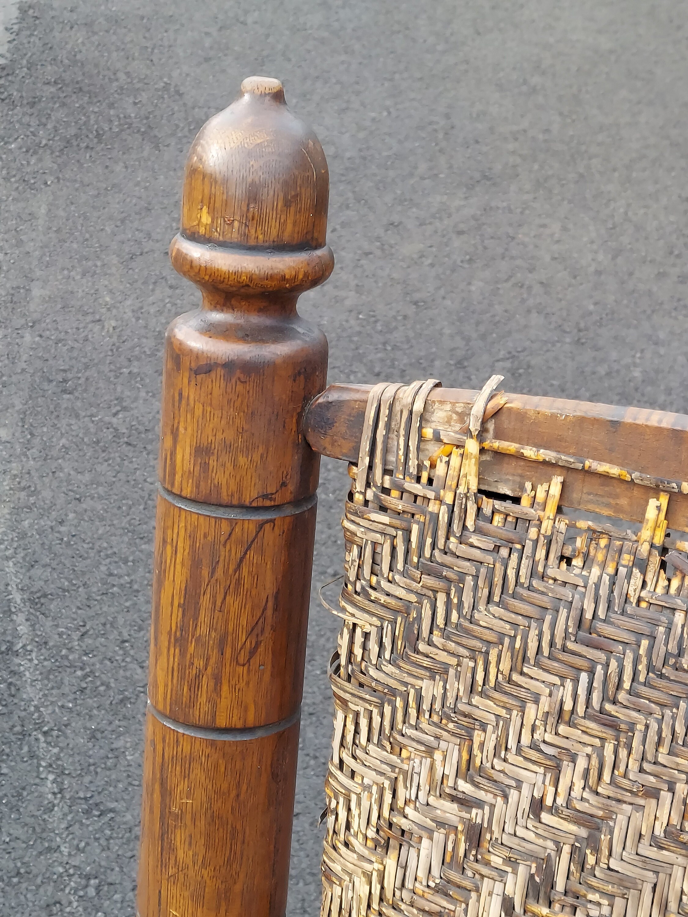 Large Victorian Acorn Rocker for Porch or Parlor - Etsy