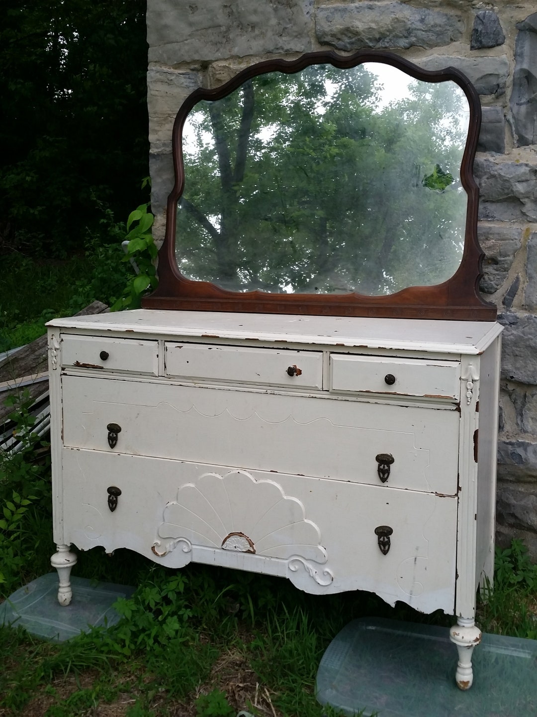 Fancy Dresser 1930s Elegant Depression PICKUP Tlc for Resto - Etsy
