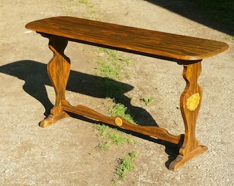 Trestle sofa table outlet