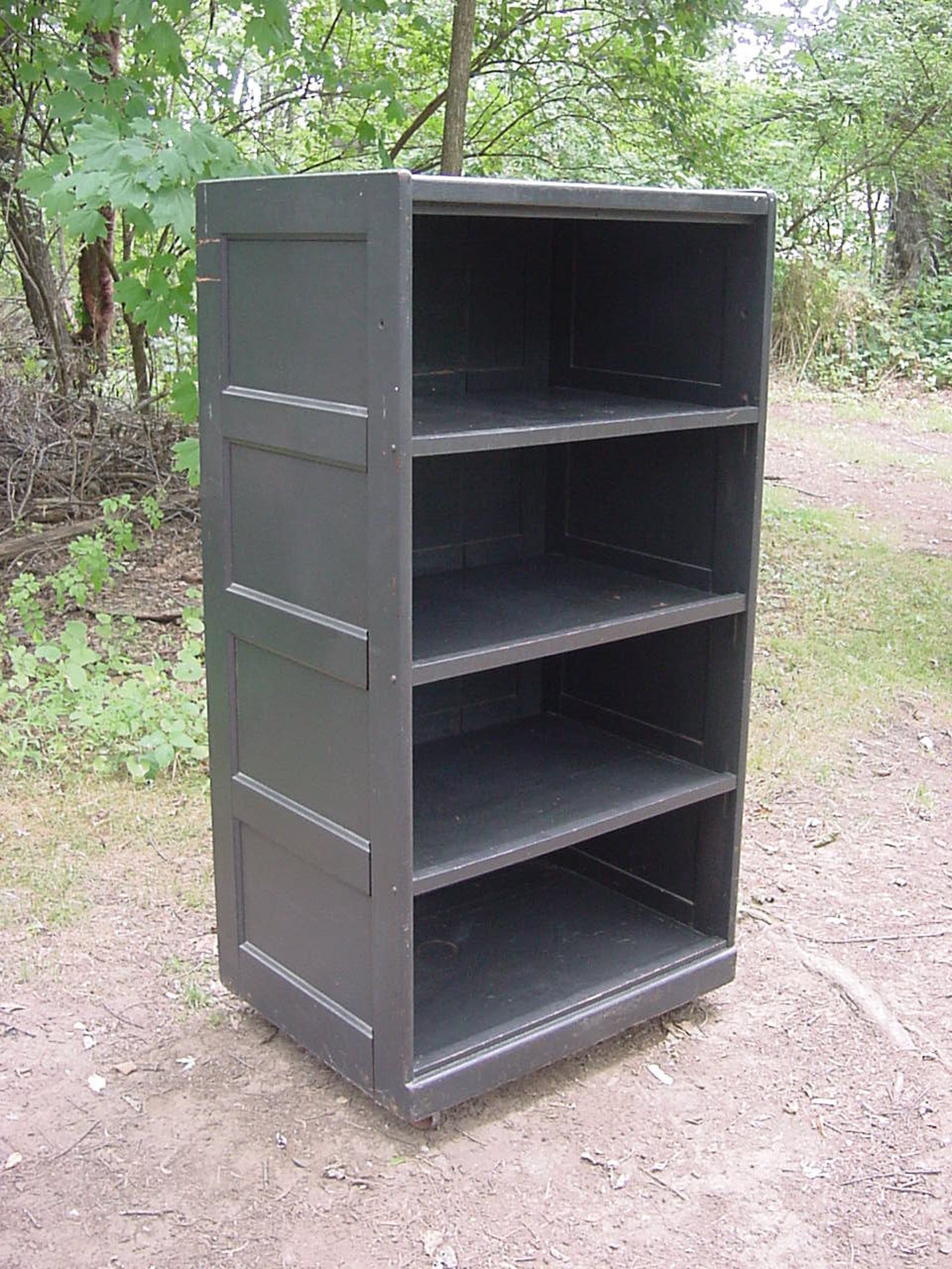 Oak File Deep Barrister Bookcase Early 20th Century Etsy