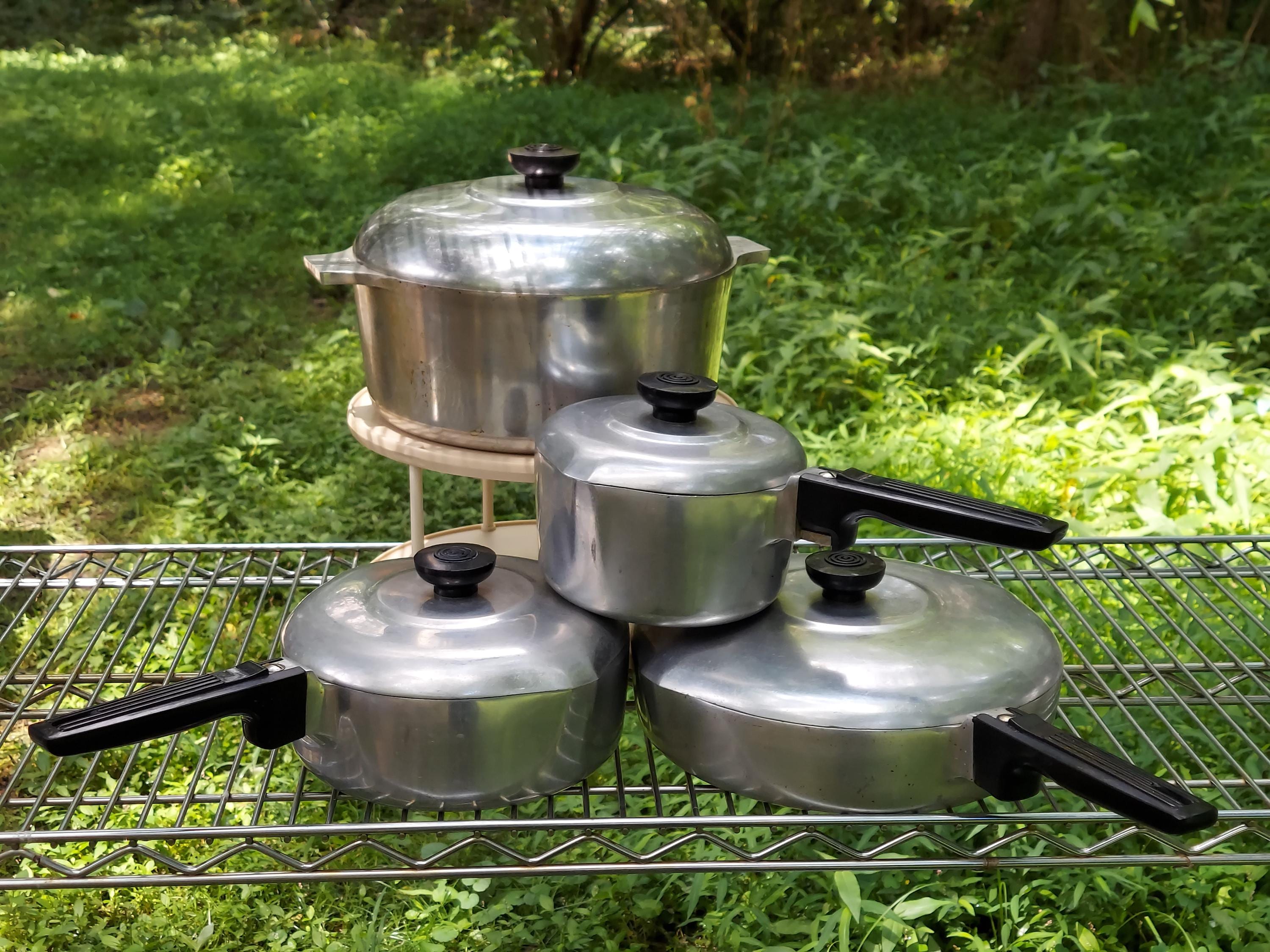 Vintage Aluminum Dutch Oven - Etsy