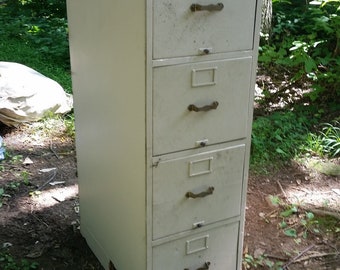 oak file cabinet early 20th century office furniture paneled PICKUP tlc