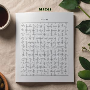 320 UPLIFTING Mixed Puzzle Bundle | Mindful Relaxation and Calming Brain Games | Elderly Mind Puzzles & Adult Boredom Buster image 5