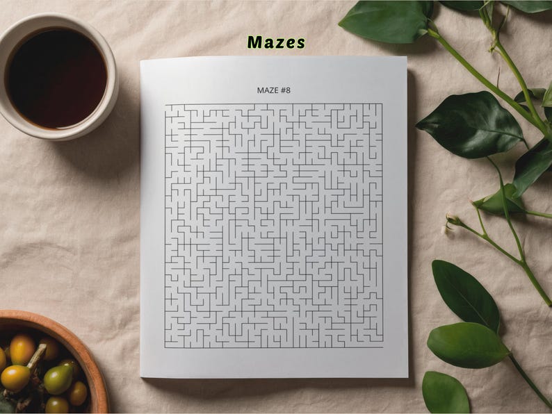 320 UPLIFTING Mixed Puzzle Bundle | Mindful Relaxation and Calming Brain Games | Elderly Mind Puzzles & Adult Boredom Buster image 5