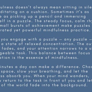 320 UPLIFTING Mixed Puzzle Bundle | Mindful Relaxation and Calming Brain Games | Elderly Mind Puzzles & Adult Boredom Buster image 3