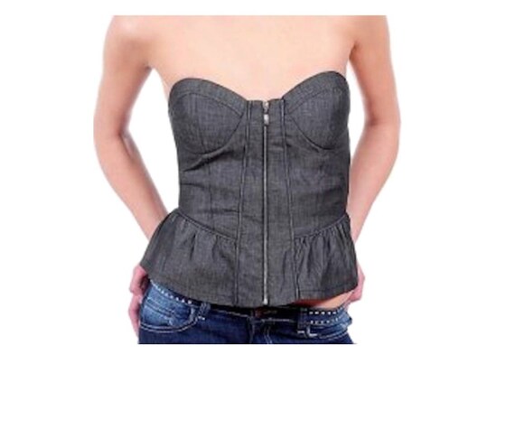 ruffle corset top