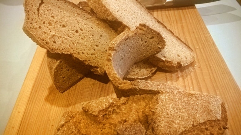 Buckwheat & Molasses Artisan Bread recipe gluten free, no dairy, no gum image 3