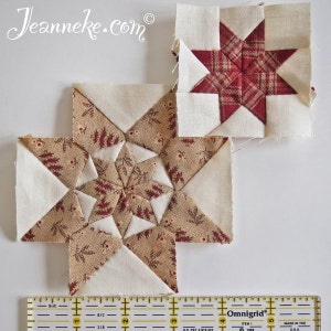 4 ALABAMA STAR Quilt stamp set only rubbers image 3