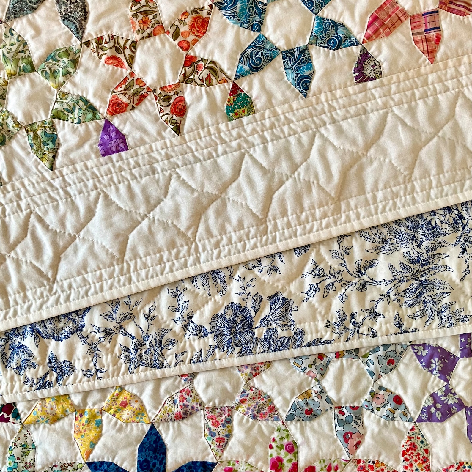 JASMINE Quilt (us Letter) PDF Pattern for EPP (hand Piecing) in English ...