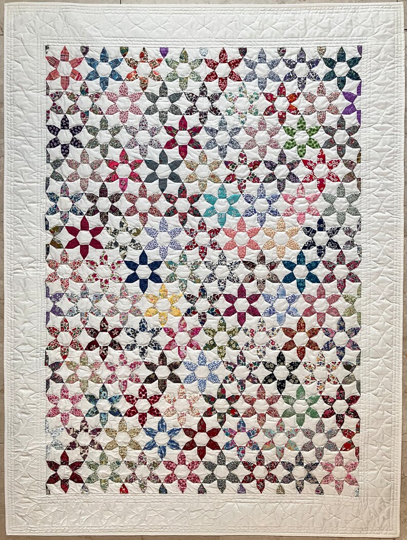 JASMINE® Quilt (A4) PDF Pattern for EPP (hand Piecing) in English - Etsy UK