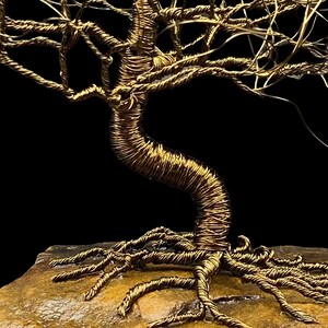 Bronze Prayer Tree Sculpture Trail Tree Bronze Sculpture Oak Prayer Tree Indian Prayer Tree Bronze Anniversary Gift Bronze Art image 7