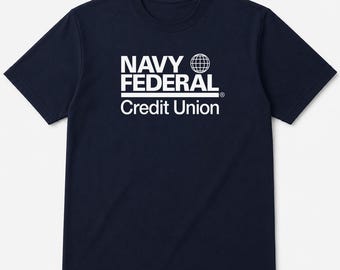 Navy Federal Credit Union Logo T-Shirt, Financial Services Graphic Tee, Unisex Casual Everyday Shirt
