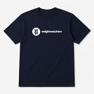 Viktväktarnas logotyp t-shirt, unisex minimalistisk fitnesst-shirt