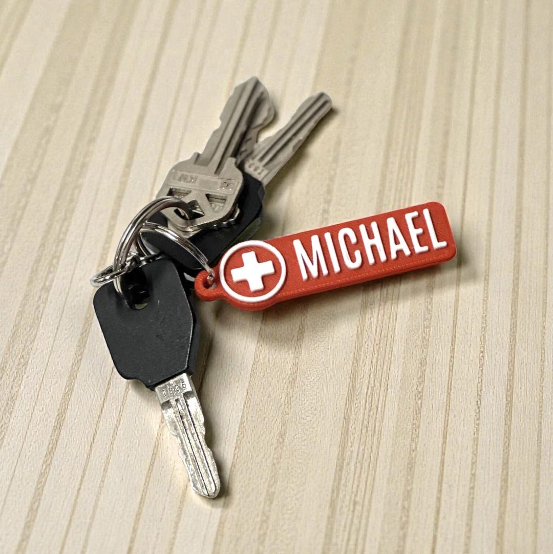 Personalized EMS Nurse Lifeguard Team Keychains | Single Sample ...