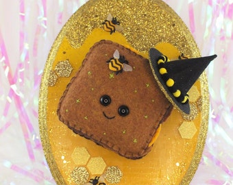 Peanut Butter & Honey Sand Witch Plush Art