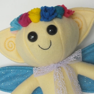 Pale Yellow Fairy with Flower Crown