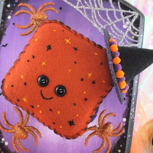 Peanut butter & Grape Jelly Pumpkin Bread Sand Witch Plush Art