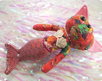 Mini Merkitty Plush - Gummy Bears Mermaid Cat