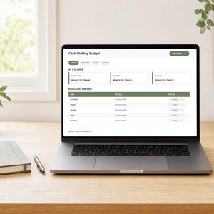 Sistema de presupuesto con efectivo / Planificador de sobres digitales / Hoja de cálculo de presupuestos de Google Sheets Excel