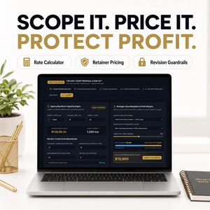 Freelance Proposal Template & Scope Calculator | High Ticket Client SOW Contract Pricing OS Agency Retainer Agreement PDF Pitch Studio image 2